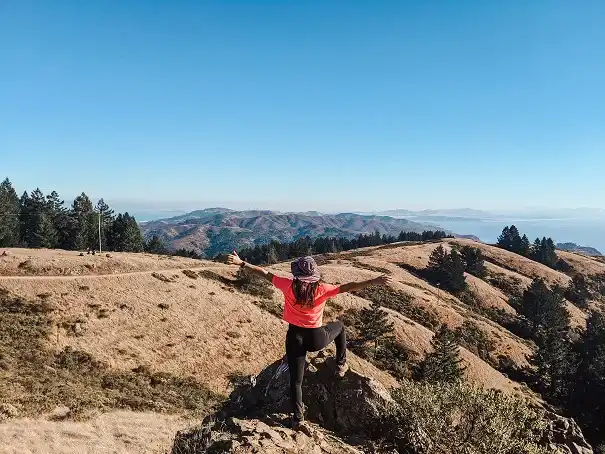 Chiropractic Anaheim CA Woman Hiker Stretching