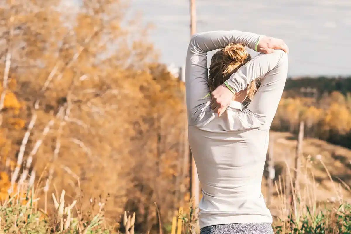 Chiropractic Anaheim CA Woman Stretch Run